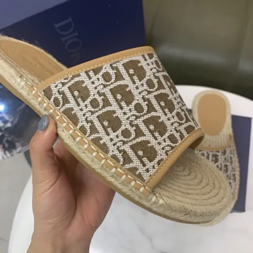 Replica Christian Dior Slippers For Men #1434100 $60.00 USD for Wholesale