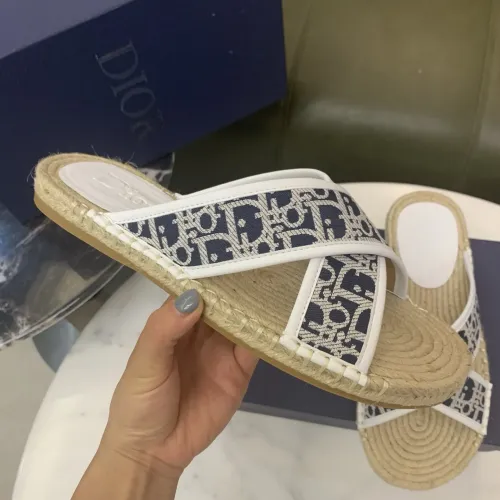 Replica Christian Dior Slippers For Men #1434101 $60.00 USD for Wholesale