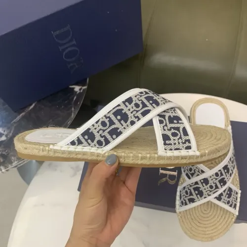 Replica Christian Dior Slippers For Men #1434101 $60.00 USD for Wholesale