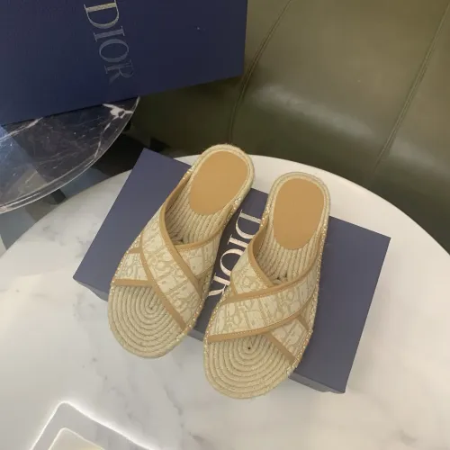 Replica Christian Dior Slippers For Men #1434102 $60.00 USD for Wholesale