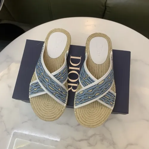 Replica Christian Dior Slippers For Men #1434104 $60.00 USD for Wholesale
