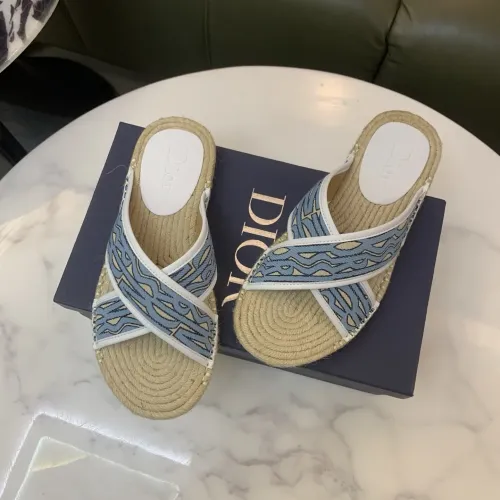 Replica Christian Dior Slippers For Men #1434104 $60.00 USD for Wholesale
