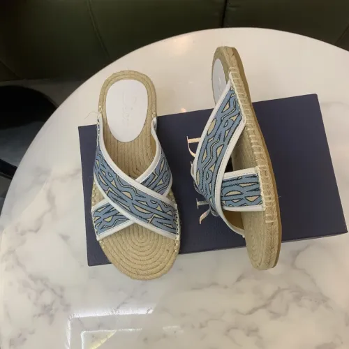 Replica Christian Dior Slippers For Men #1434104 $60.00 USD for Wholesale