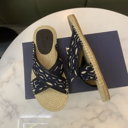 Replica Christian Dior Slippers For Men #1434106 $60.00 USD for Wholesale