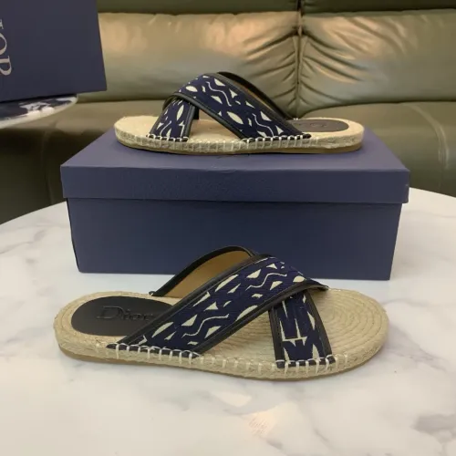 Replica Christian Dior Slippers For Men #1434106 $60.00 USD for Wholesale