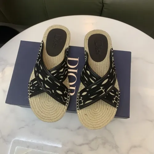 Replica Christian Dior Slippers For Men #1434107 $60.00 USD for Wholesale