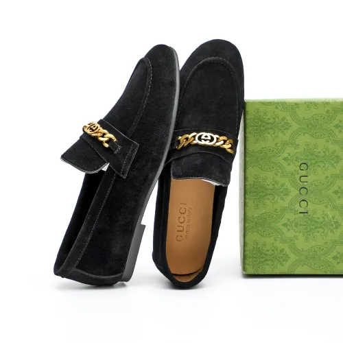 Replica Gucci Oxfords Shoes For Men #1434161 $92.00 USD for Wholesale