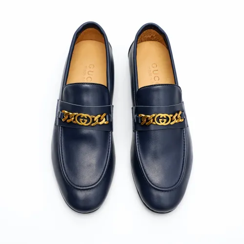Replica Gucci Oxfords Shoes For Men #1434163 $92.00 USD for Wholesale