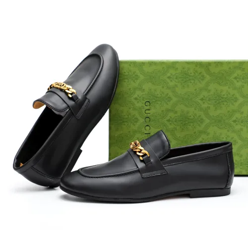 Replica Gucci Oxfords Shoes For Men #1434164 $92.00 USD for Wholesale