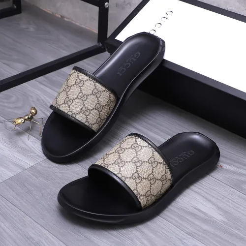 Gucci Slippers For Men #1434174 $45.00 USD, Wholesale Replica Gucci Slippers