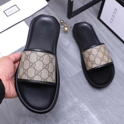 Replica Gucci Slippers For Men #1434174 $45.00 USD for Wholesale