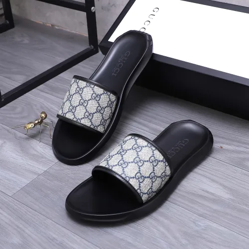 Gucci Slippers For Men #1434175 $45.00 USD, Wholesale Replica Gucci Slippers