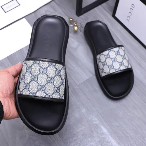Replica Gucci Slippers For Men #1434175 $45.00 USD for Wholesale