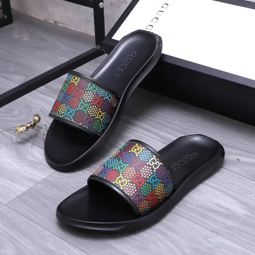 Gucci Slippers For Men #1434176 $45.00 USD, Wholesale Replica Gucci Slippers