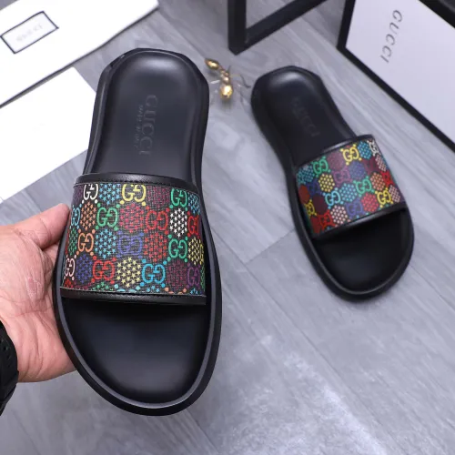 Replica Gucci Slippers For Men #1434176 $45.00 USD for Wholesale