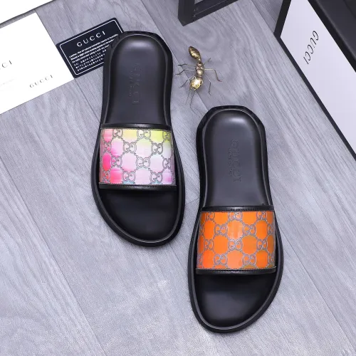 Replica Gucci Slippers For Men #1434177 $45.00 USD for Wholesale