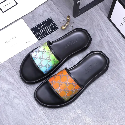 Replica Gucci Slippers For Men #1434177 $45.00 USD for Wholesale