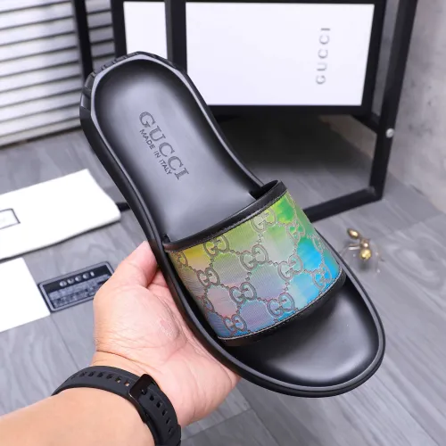 Replica Gucci Slippers For Men #1434177 $45.00 USD for Wholesale