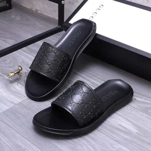 Gucci Slippers For Men #1434178 $45.00 USD, Wholesale Replica Gucci Slippers