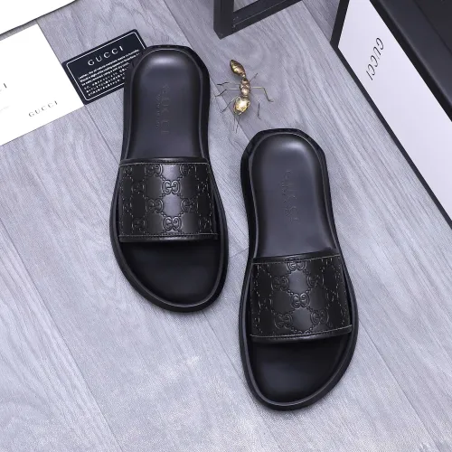 Replica Gucci Slippers For Men #1434178 $45.00 USD for Wholesale
