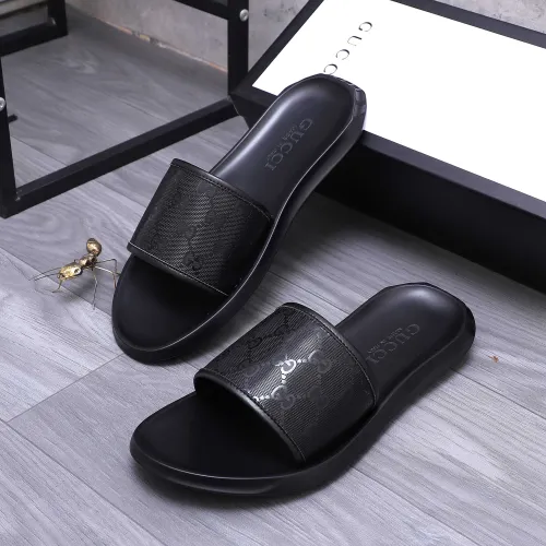 Gucci Slippers For Men #1434179 $45.00 USD, Wholesale Replica Gucci Slippers