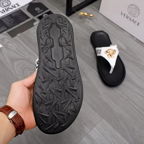 Replica Versace Slippers For Men #1434180 $45.00 USD for Wholesale