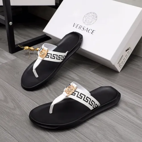 Versace Slippers For Men #1434182 $45.00 USD, Wholesale Replica Versace Slippers