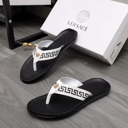 Versace Slippers For Men #1434184 $45.00 USD, Wholesale Replica Versace Slippers