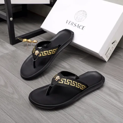 Versace Slippers For Men #1434185 $45.00 USD, Wholesale Replica Versace Slippers