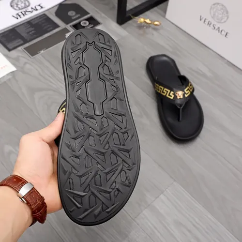 Replica Versace Slippers For Men #1434185 $45.00 USD for Wholesale