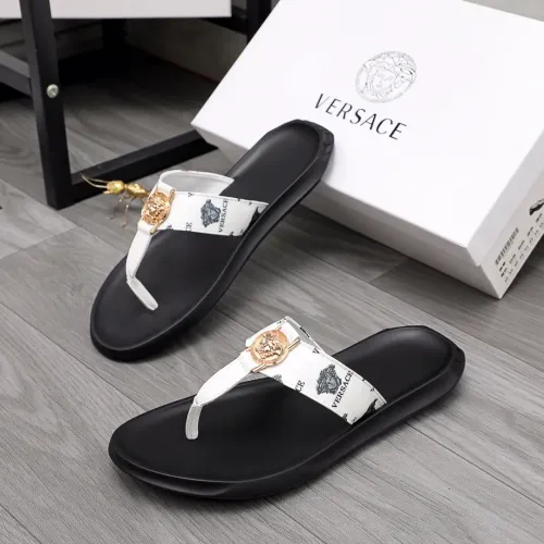 Versace Slippers For Men #1434186 $45.00 USD, Wholesale Replica Versace Slippers