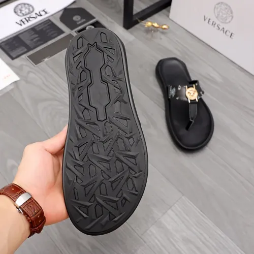 Replica Versace Slippers For Men #1434187 $45.00 USD for Wholesale