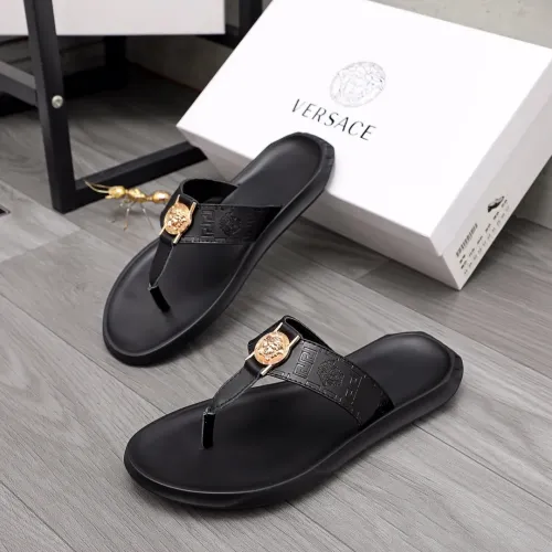 Versace Slippers For Men #1434190 $45.00 USD, Wholesale Replica Versace Slippers