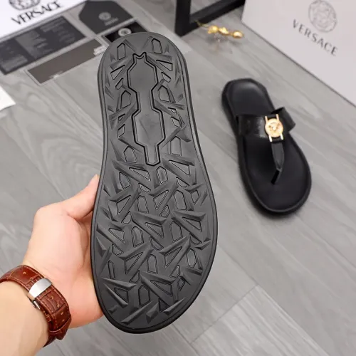 Replica Versace Slippers For Men #1434190 $45.00 USD for Wholesale
