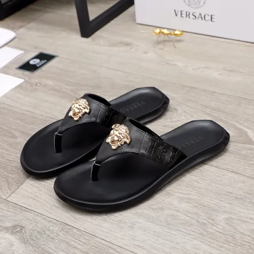 Versace Slippers For Men #1434193 $45.00 USD, Wholesale Replica Versace Slippers