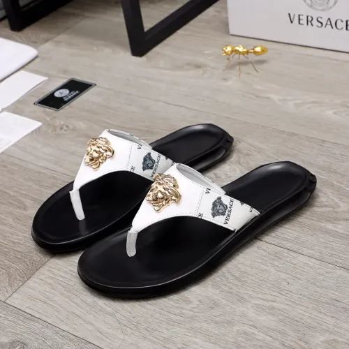 Versace Slippers For Men #1434194 $45.00 USD, Wholesale Replica Versace Slippers