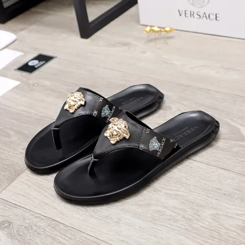 Versace Slippers For Men #1434197 $45.00 USD, Wholesale Replica Versace Slippers