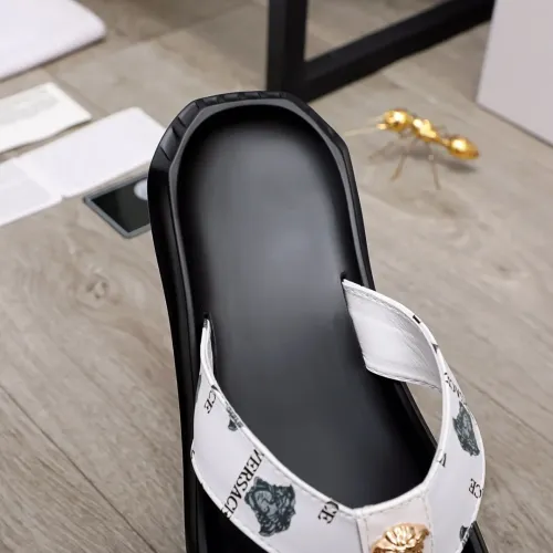 Replica Versace Slippers For Men #1434203 $45.00 USD for Wholesale