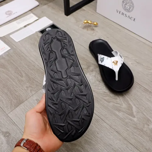 Replica Versace Slippers For Men #1434203 $45.00 USD for Wholesale
