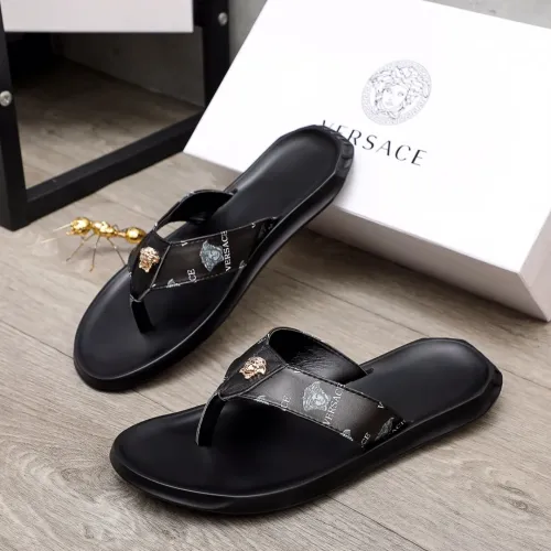 Versace Slippers For Men #1434204 $45.00 USD, Wholesale Replica Versace Slippers