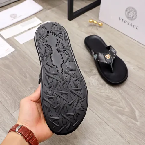 Replica Versace Slippers For Men #1434204 $45.00 USD for Wholesale