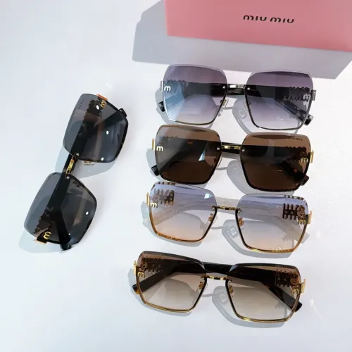 Replica MIU MIU AAA Quality Sunglasses #1434205 $60.00 USD for Wholesale