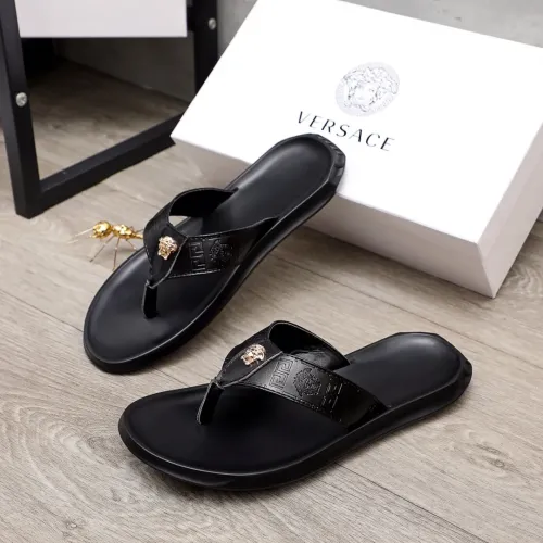 Versace Slippers For Men #1434211 $45.00 USD, Wholesale Replica Versace Slippers