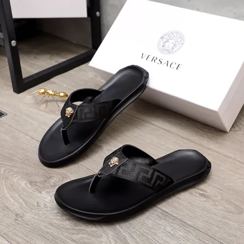 Versace Slippers For Men #1434218 $45.00 USD, Wholesale Replica Versace Slippers