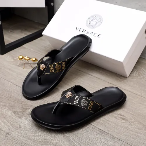 Versace Slippers For Men #1434220 $45.00 USD, Wholesale Replica Versace Slippers