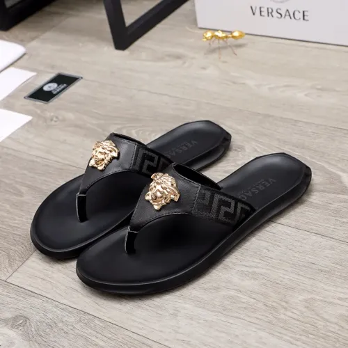 Versace Slippers For Men #1434231 $45.00 USD, Wholesale Replica Versace Slippers
