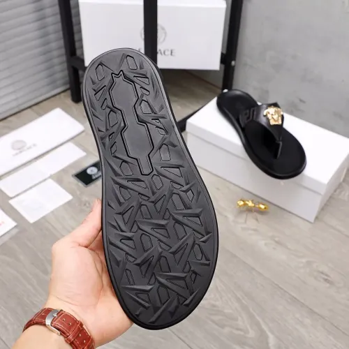 Replica Versace Slippers For Men #1434231 $45.00 USD for Wholesale