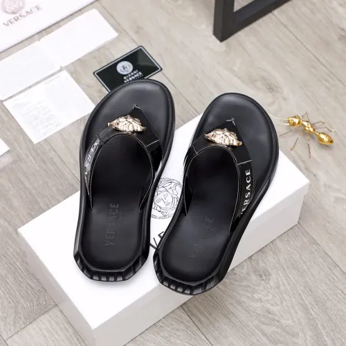 Replica Versace Slippers For Men #1434232 $45.00 USD for Wholesale