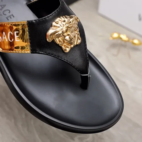 Replica Versace Slippers For Men #1434233 $45.00 USD for Wholesale