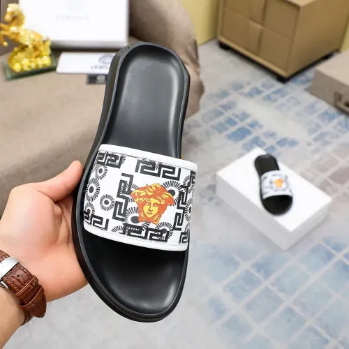 Replica Versace Slippers For Men #1434234 $45.00 USD for Wholesale
